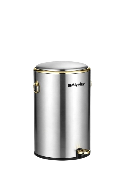 Miyako Stainless Steel Dustbin DT-12-GLD
