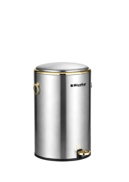 Miyako Stainless Steel Dustbin DT-8-GLD